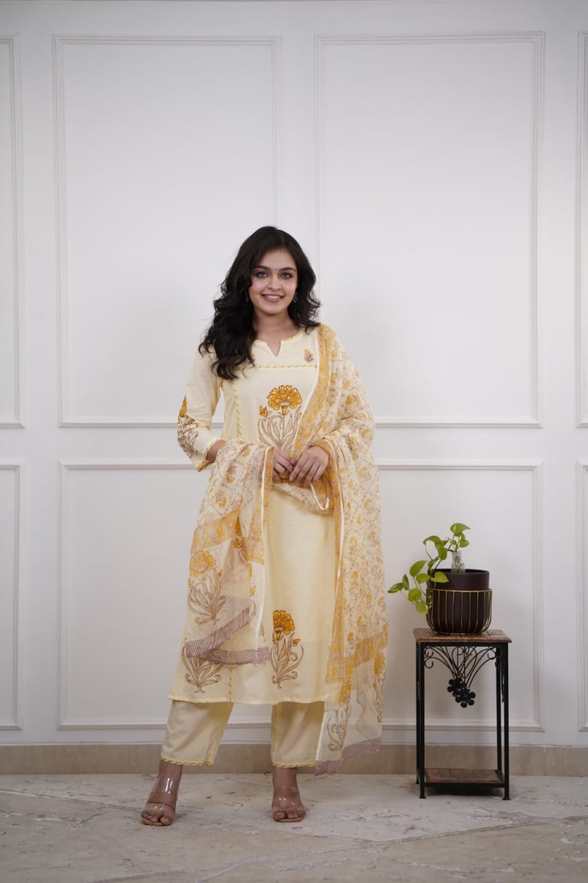 Maverick Fusion Kurti Pant Dupatta Set